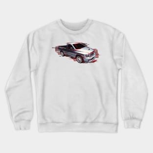 Gray SRT10 single cab pickup truck Crewneck Sweatshirt